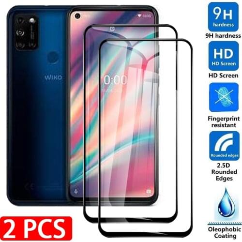 2 Pcs Full Screen Protector For Wiko View5 Tempered Glass On The Wi ko View 5 Plus 4 View4 Lite Y81 4lite 5plus Protective Film