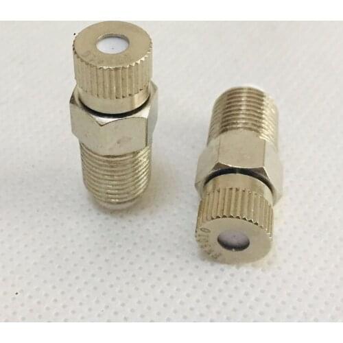 50 pcs/lot )1/8" Anti-drop high pressure fog misting nozzle ,Dust removal, cooling,disinfection, Garden sprinkler, Sprayers