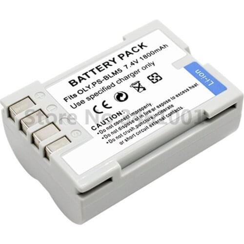 PS-BLM5 BLM-5 BLM5 Camera Battery For Olympus DSLRE-3 E-30 E5