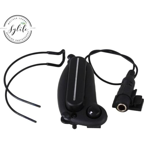 Folk Acoustic Guitar Sound Hole Pickup 6.3mm Jake Socket Black