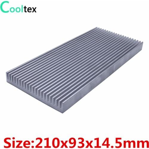COOLTEX 210x93x14.5mm Aluminum Heatsink DIY Heat Sink Radiator Cooler Cooling For Led Electronic heat dissipation