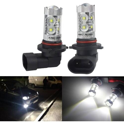 ANGRONG 2x HB3 9005 LED Bulb 50W Projector Daytime Sidelight DRL Fog Light Lamp 12V(CA299)