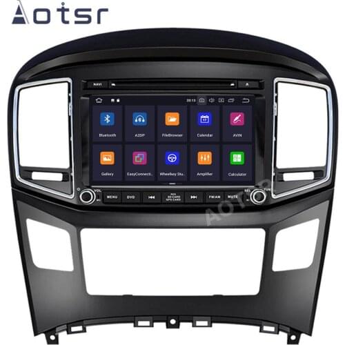 AOTSR 2 Din Android 10 Car Radio For Hyundai H1 2015 - 2019 Central Multimedia Player GPS Navigation 2Din DSP Stereo Autoradio