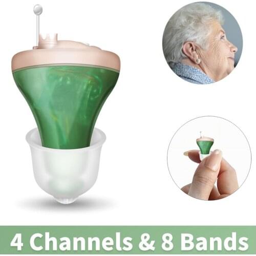 Wireless Digital Hearing Aid Mini Ear Sound Amplifier Headsets For Elderly Seniors With Noise Cancelling Left Right Aid Device