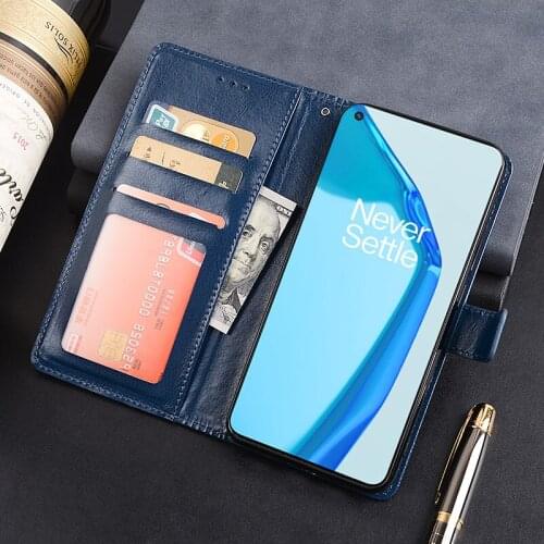 Flip Wallet Case For OnePlus 9R Leather Cover For OnePlus 9R Phone Case Funda Capa Coque
