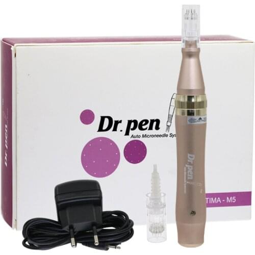 Dr.pen M5 Microneedling Pen Electric Micro Derma Auto Pen Anti-Aging Facail Scar Acne Shrink Pores Skin Therapy Beauty Device