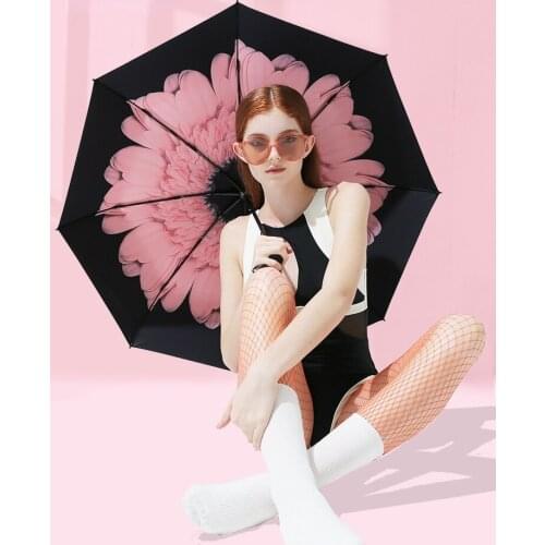 Double Automatic Umbrella Travel Luxury Creative Portable Umbrella Cartoon Summer Regenschirm Automatisch Rain Gear BE50UB
