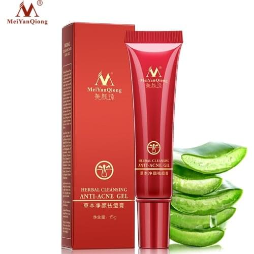 Effective Acne Removal Cream Herbal Anti-acne Repair Fade Acne Spots Oil Control Whitening Moisturizing Face Gel Skin Care 15g