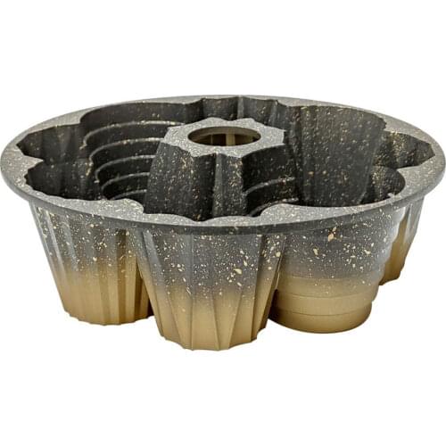 Granite Casting Muffin Sliced ​​Cake Mold Kitchenware Cooker Bake Durable Non Stick