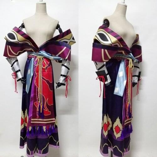 The Game Onmyoji shutendouji cos costume Japanese kimono full set of animation peripheral cosplay 2021 LL