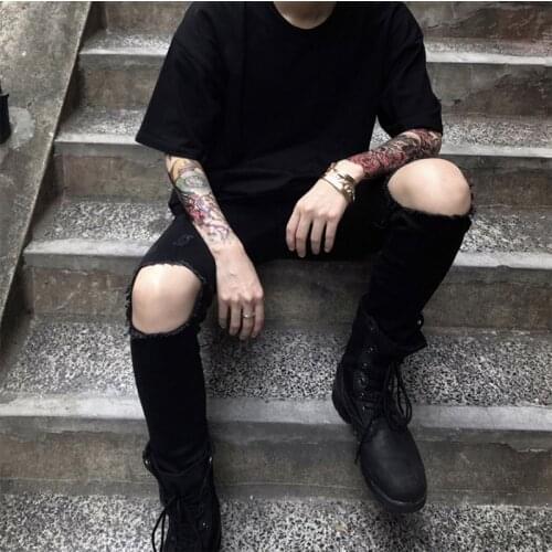 High street oversize solid color round neck half sleeve casual loose youth tide brand trend short sleeve mens t-shirt