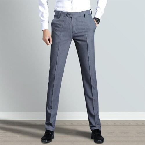 Mens casual pants Korean straight leg pants breathable and comfortable thin section trendy pants for young men 6
