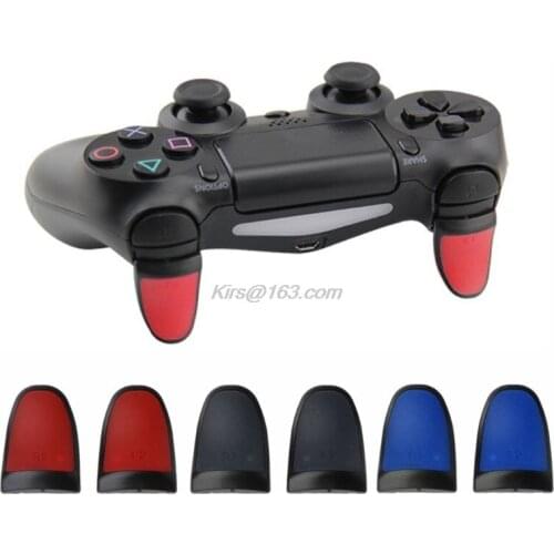 1 Pair New Anti Slip L2 R2 Trigger Extended Buttons Kit For PS4 Controller Analog Extenders Thumbtick