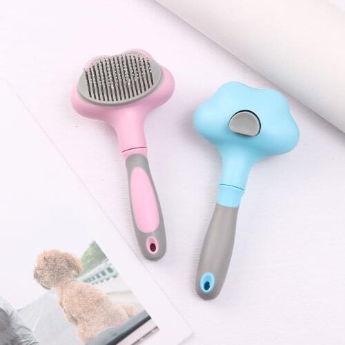 New Brush Self Cleanger Depilation Dog Hair Cleaning Removes Undercoat Pet Beauty Product Cat Comb