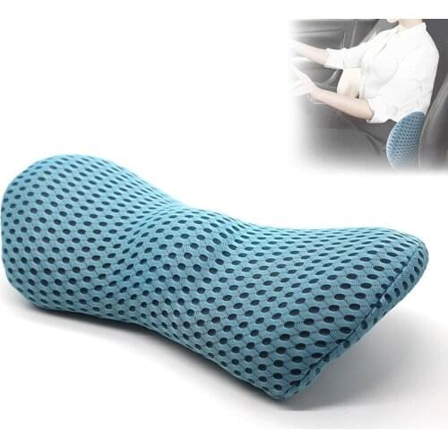 3D Memory Foam waist cushion Pillow Lumbar Support Pillow Car Seat Protect Spine Vertebral Low Back Cushion Bed Sleeping Pillow
