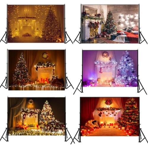 Christmas Backdrop Winter Photo Background Vinyl Photo Studio Photophone Christmas Backgrounds for Photography Party Supplies