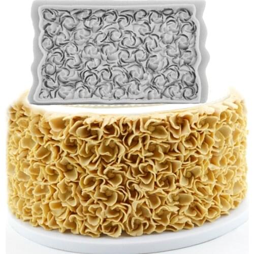 Rosette & Small Orchid Mould Silicone Mold Fondant Cake Decorating Tool Gumpaste Sugarcraft Chocolate Forms Bakeware