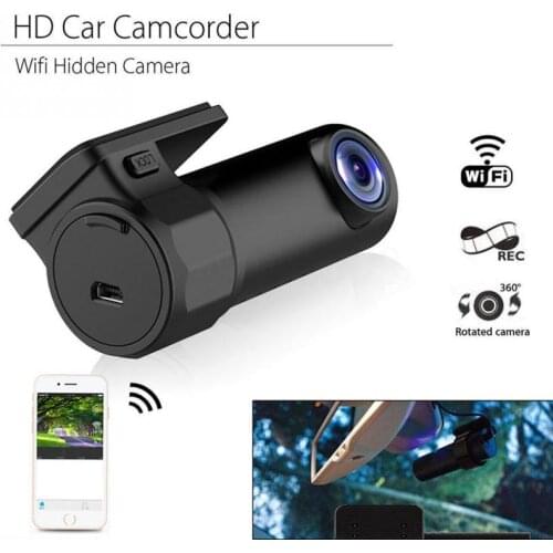 Wifi Car DVR Video Recorder Camcorder Mini HD Hidden Dash Camera Support G-Sensor Night Vision AVI JPG USB3.0 Parking Monitoring