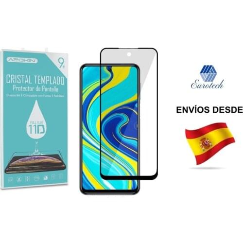 XIAOMI REDMI NOTE 9 PRO tempered glass 11D FULL GLUE edge black-curved screen Protector GLUE