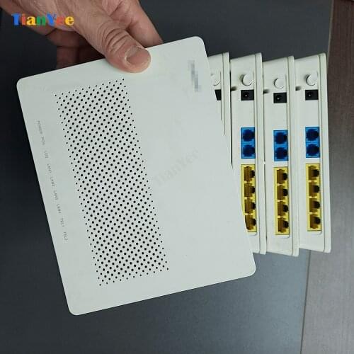 High Value 20pcs HG8240F GPON XPON 4FE 100Mbs LAN Fast Fiber Optic ONU Second-hand ONT FTTH Optical Network Terminal