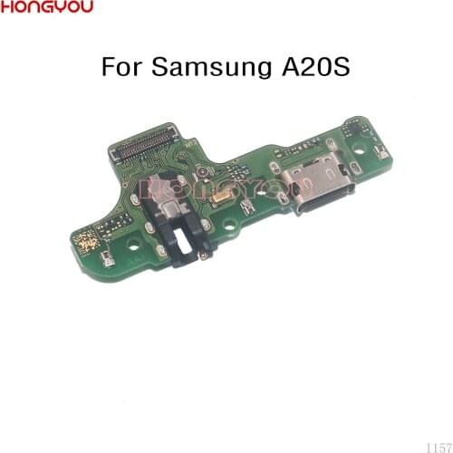 30PCS/Lot For Samsung Galaxy A20S A207F SM-A207F USB Charging Dock Board Charge Port Socket Jack Plug Connector Flex Cable