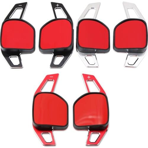 Aluminum Car Steering Wheel Shift Paddle Shifter Gear Extention For Seat Alhambra Ateca Leon FR Leon Leon 4 5F Leon mk3