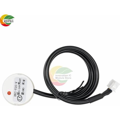 DC 5V 12V 24V XKC Y25 Non Contact Liquid Level Sensor Switch Detector Outer Adhering Type Level Sensor NPN PNP Rs485 Interface
