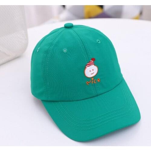 2021 Hot Fashion Kids Peaked Cap Cute Cartoon Pattern Embroidery Casual Baseball Hat Sun-Resistant Hat for Boys Girls 7 Style