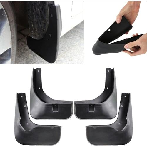 Car Black Mud Flaps Mudguards Splash Guards 4Pcs For VW Passat B7 Sedan Variant 2012 2013 2014 2015 North America Version Only
