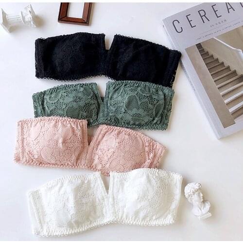 Only a bra ,cotton padded push up bras women sexy lace sleepwear comfortable brassiere female lingerie girls deep-v intimates