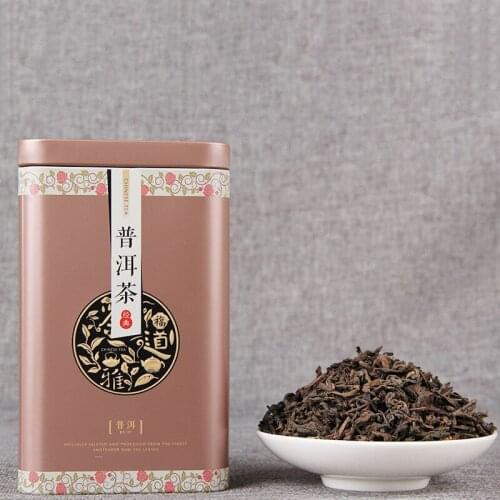 Yunnan Pu'er Tea Cooked Tea in Bulk 2011 Chen Xiang Collocation Exquisite Canned 120G