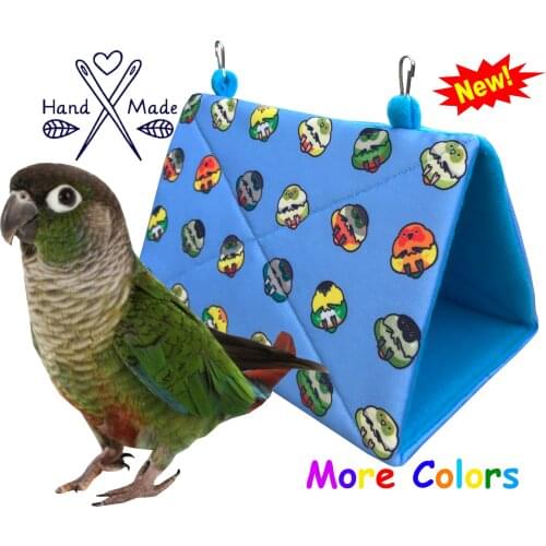 Conure, Sun Conure, Caique, Bird Snuggle Hut, Sleepy Hut, Bird Tent, Bird Bedding, Plush Hut Hammock Cave Cage Cozy Hut Active