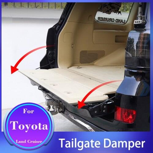 For Toyota Land Cruiser Tailgate Damper LC200 Trunk Spring Booster Modification Cruiser Tailgate Descent Buffer Accessories