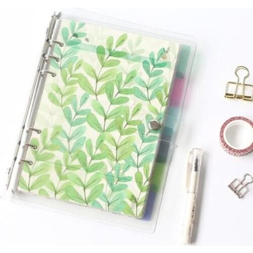 A5 A6 A7 Catoon Clear Divider Index Pages Classified Sorter For 6-Holes Binder