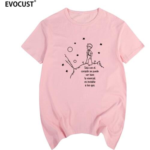 The Little Prince funny Streetwear Book Novel Read Gift Summer carton T-shirt Cotton Men T shirt New TEE TSHIRT Womens