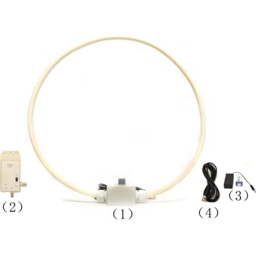 GA400 Balcony Outdoor Rotating Medium wave AM/FM short-wave SDR loop antenna radio Active Receive Antenna Loop 100K-200MHz