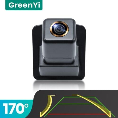 GreenYi Trajectory 170° AHD Car Rear View Camera for Mercedes Benz W204 W212 W221 S Class Night Vision Reverse Reversing 4 pin