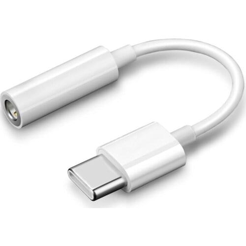 Hot USB C 3.1 Type-C To 3.5mm Male Female AUX Headphone Earphone Jack Adapter Cable Universal Headphones Adapter Type C E02