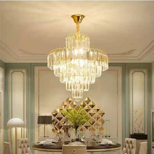 Pendant Lamp European Style Crystal Chandelier Modern Crystal Pendant Light Bedroom Light Dining Room Living Room Restaurant