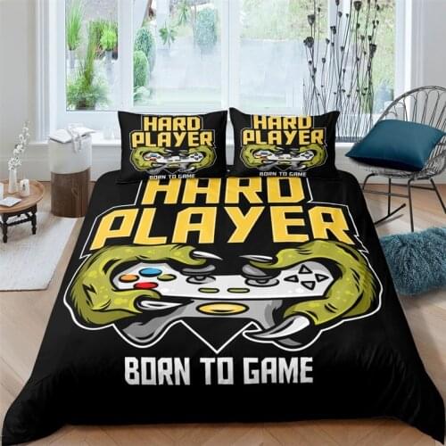 Bedding Set Game Gamepad Printed Comforter Cover Duvet Cover For Home Room Decoration Twin Full Queen King Double Single Size