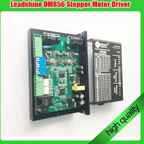 Leadshine DM856 Stepper Motor Controller Original 57 86 Digital Stepper Motor Driver 20-80 Vdc 1A to 5.6A NEMA23 NEMA34