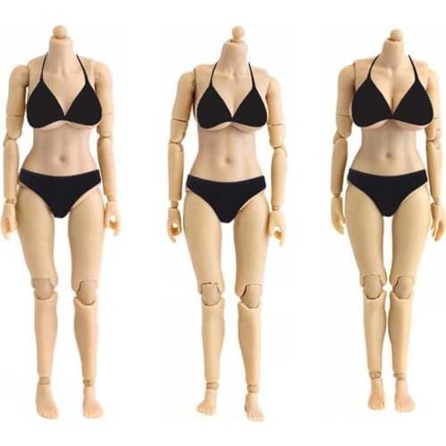 1/12 Scale Female Body Model Half-encapsulated Joint Movable Doll Model for 6in Action Figure Toy Collection 12.5cm