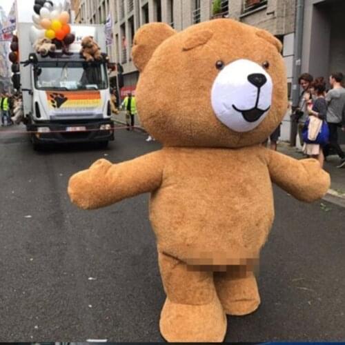 1.95m Halloween Inflatable Teddy Bear Mascot Costume Suits Cosplay Party Game Dress Adult Advertising Promotion Outdoor Outfits