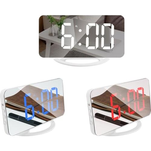 Desktop Electronic Table Clocks Desktop Clock LED Screen Digital Clock Automatic Photosensitive Electronic Alarm Clock