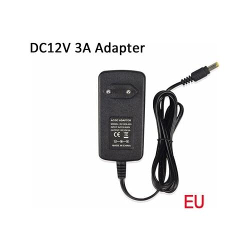 New power supply AC110V-240V Converter Adapter 12V 3A 36W LED Power Supply Charger for 5730 5050 3528 SMD LED strip lights use
