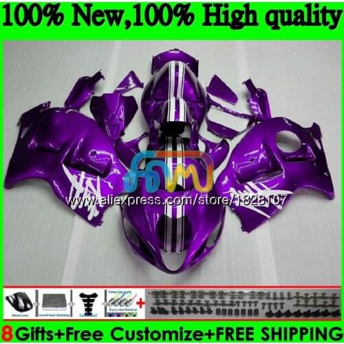 Hayabusa For SUZUKI Gloss purple GSX-R1300 GSXR 1300 1996 1997 1998 1999 2000 2001 48BS.132 GSXR1300 96 97 98 99 00 01 Fairings