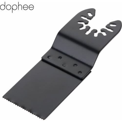 Dophee 40x32mm BIM Oscillating Multitool E-cut Bi-metal Teeth Saw Blade for Dremel Bosch Multimaster Tool Woodworking Power Tool