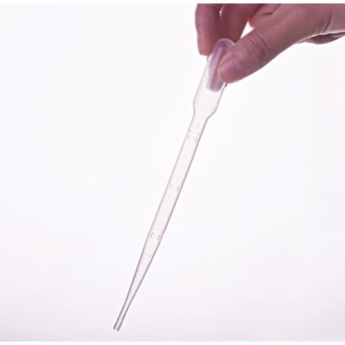50 pcs Plastic pasteur pipette,Capacity 1ml,Plastic straw,Disposable Plastic Eye Dropper