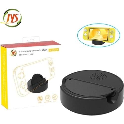 Portable USB Charging Dock Charger Station with External 2 Wired Controllers Heat Dissipation for Nintend NS Switch Lite Console