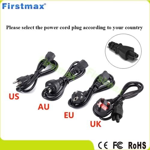 Power Cord with US/EURO/UK/AU PLUG For Adapter Power Charger